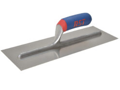 Plasterer’s Finishing Trowel Stainless Steel Soft Touch Handle 14 x 4.3/4in