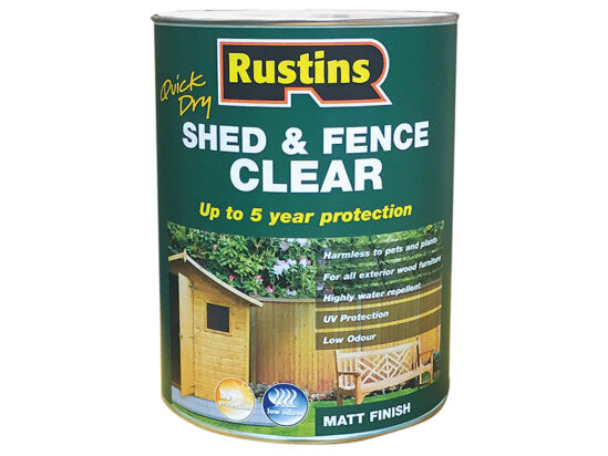 Quick Dry Shed and Fence Clear Protector 1 litre