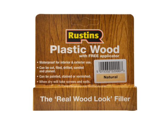 Plastic Wood Tube Natural 20g