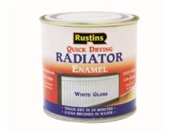 Quick Dry Radiator Enamel Paint Gloss White 250ml