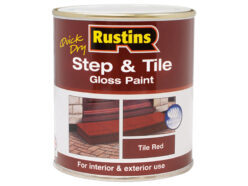 Quick Dry Step & Tile Paint Gloss Red 250ml