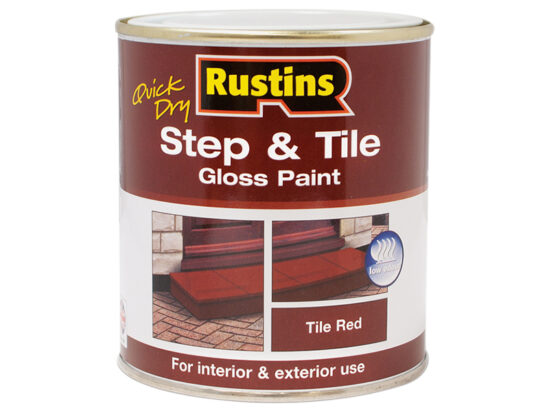 Quick Dry Step & Tile Paint Gloss Red 250ml