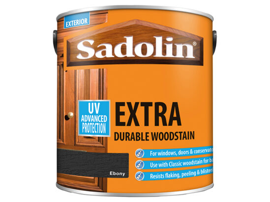 Extra Durable Woodstain Ebony 2.5 litre