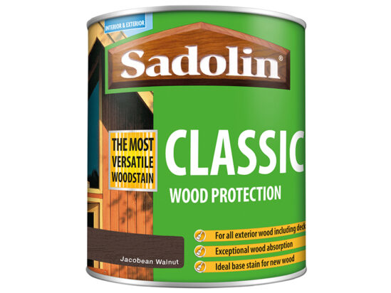 Classic Wood Protection Jacobean Walnut 1 litre