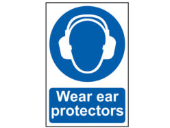 Wear Ear Protectors – PVC Sign 200 x 300mm