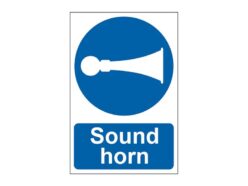 Sound Horn  – PVC Sign 200 x 300mm