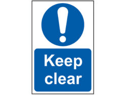 Keep Clear – PVC Sign 200 x 300mm