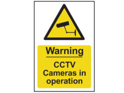 Warning CCTV Cameras in Operation – PVC Sign 200 x 300mm