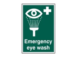 Emergency Eye Wash – PVC Sign 200 x 300mm