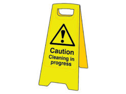 Caution Cleaning In Progress – Heavy Duty ‘A’ Board