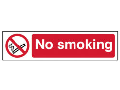 No Smoking – PVC Sign 200 x 50mm