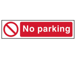 No Parking – PVC Sign 200 x 50mm