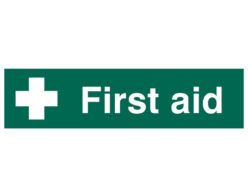 First Aid – PVC Sign 200 x 50mm