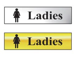 Ladies – Polished Chrome Effect 200 x 50mm