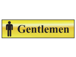 Gentlemen – Polished Brass Effect 200 x 50mm