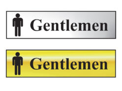 Gentlemen – Polished Chrome Effect 200 x 50mm