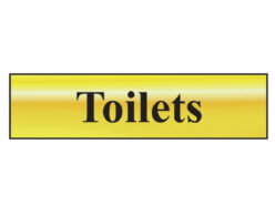 Toilets – Polished Brass Effect 200 x 50mm