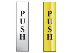 Push Vertical – Polished Chrome Effect 50 x 200mm