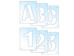 Letter & Number Stencil Kit 100mm