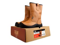 Texas Lined Rigger Boots Tan UK 10 EUR 44