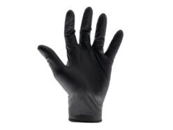 Black Heavy-Duty Nitrile Disposable Gloves XL (Box of 100)