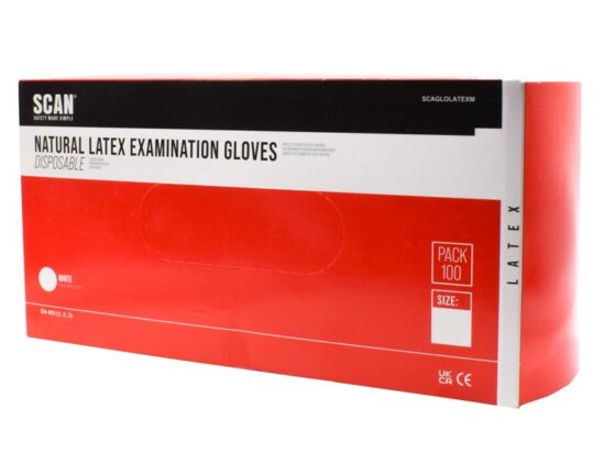 Latex Gloves - XL (Box 100) - Image 2