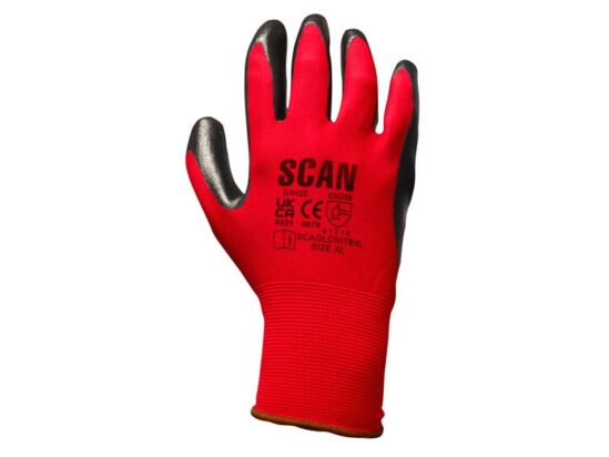 Nitrile Coated Knitted Gloves - XL (Size 10)