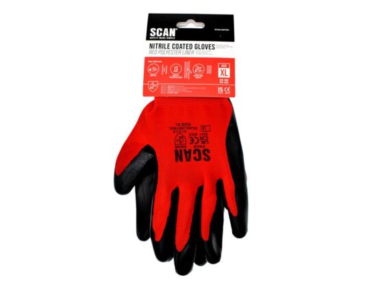 Nitrile Coated Knitted Gloves - XL (Size 10) - Image 3