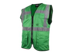 Hi-Vis Utility Green Waistcoat – M (41in)