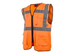 Hi-Vis Utility Waistcoat Orange – M (41in)