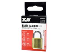 Brass Padlock 25mm