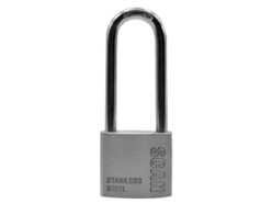 Stainless Steel Padlock 38mm Long Shackle