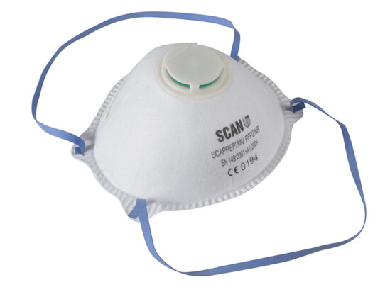 Moulded Disposable Mask Valved FFP2 Protection (Pack 3) - Image 3