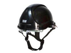 Short Peak Safety Helmet Black