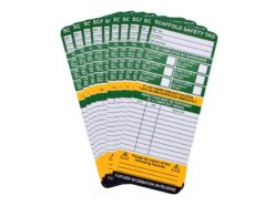 Scaffold Tag Inserts Pack Of 10