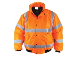 Hi-Vis Bomber Jacket Orange – XL (48in)