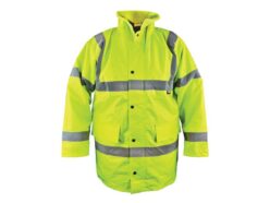 Hi-Vis Yellow Motorway Jacket – XXL (52in)