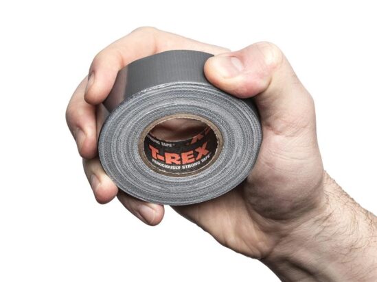 T-REX® Duct Tape 25mm x 9.1m Graphite Grey - Image 3