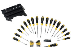 Screwdriver Set in Rack, 44 Piece