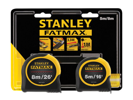 FatMax® Classic Tape Twin Pack 5m/16ft + 8m/26ft (Width 32mm) - Image 2