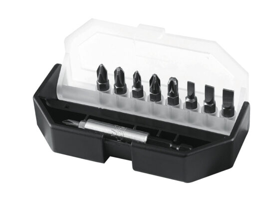 Slotted/Phillips/Pozidriv Insert Bit Set, 10 Piece