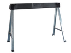 Folding Metal Leg Sawhorses (Twin Pack)