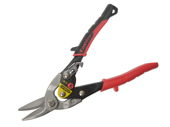 Red Aviation Snips Left Cut 250mm (10in)