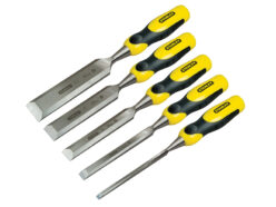 DYNAGRIP™ Bevel Edge Chisel with Strike Cap Set, 5 Piece