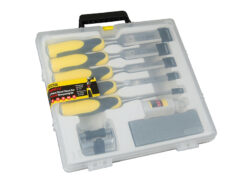 DYNAGRIP™ Chisel with Strike Cap Set, 5 Piece + Accessories