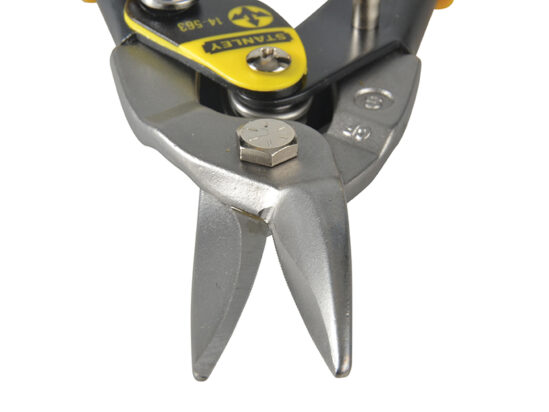 Yellow Aviation Snips & Holster Straight Cut 250mm (10in) - Image 3