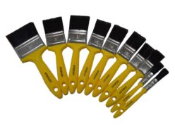 Hobby Paint Brush Set of 10 12(2) 25(2) 38(3) 50(2) & 75mm