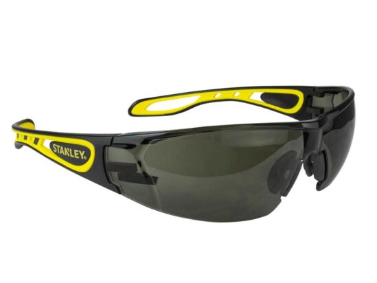 Wrap Around Safety Glasses - Smoke