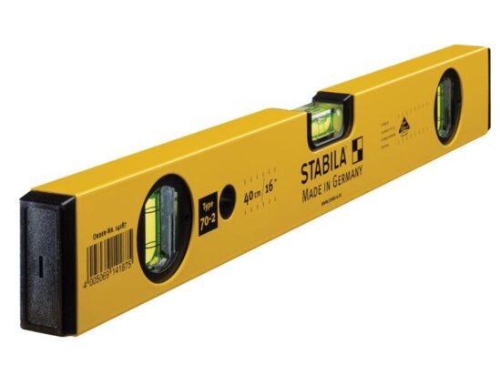 70-2-60 Double Plumb Spirit Level 3 Vial 60cm