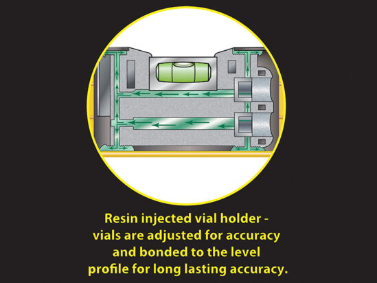 70-40 Single Plumb Spirit Level 2 Vial 40cm - Image 2